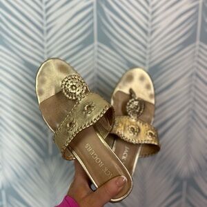 Jack Rogers Women's Gold Sandals